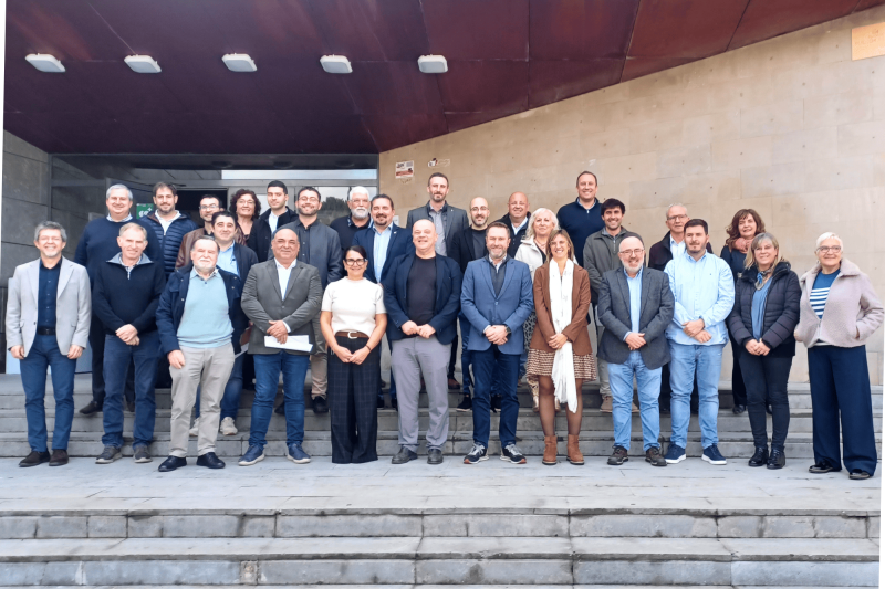 Representants dels consistoris del Vallès Oriental en el Consell d'Alcaldies a la Roca del Vallès.