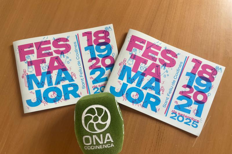 Portada del programa de la Festa Major de Sant Feliu d'enguany.