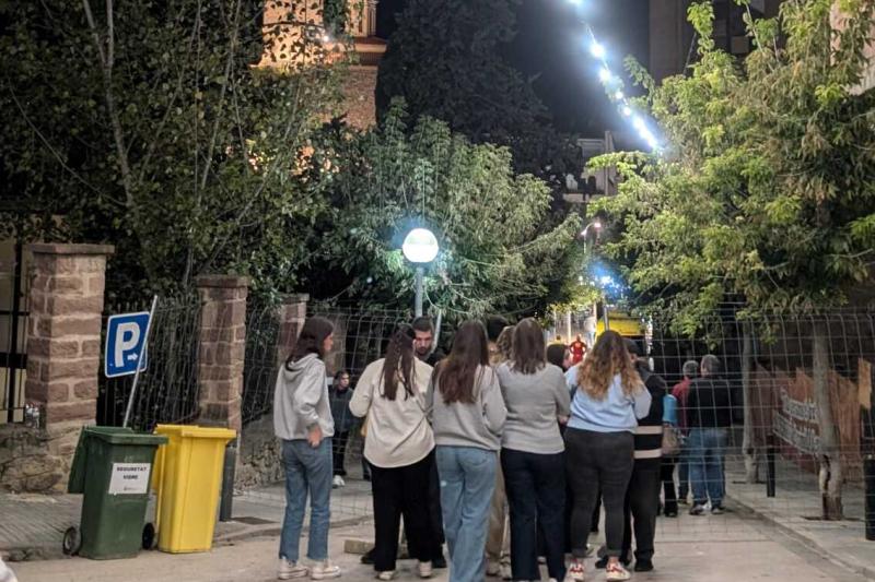 Un dels controls d'accés a la zona de festa l'any passat.