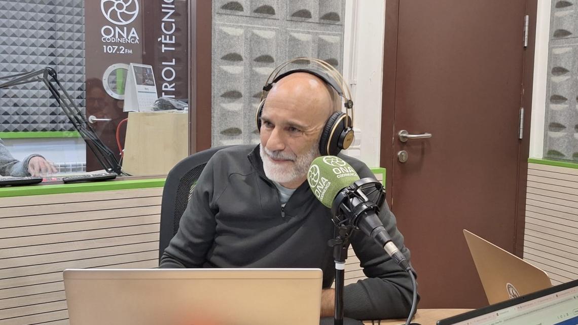 Lluís Garriga, durant l'entrevista al Tu Jugues. Foto: Tu Jugues