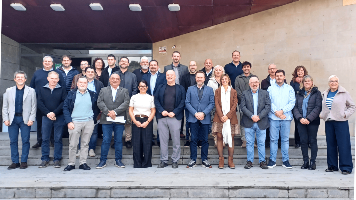 Representants dels consistoris del Vallès Oriental en el Consell d'Alcaldies a la Roca del Vallès.