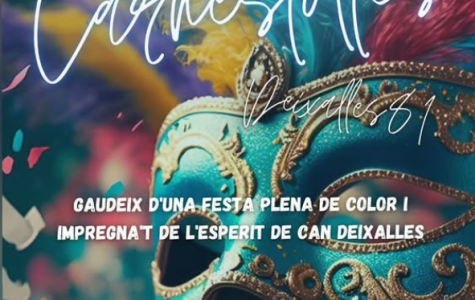 Cartell de la festa de Carnestoltes organitzada per Deixalles 81