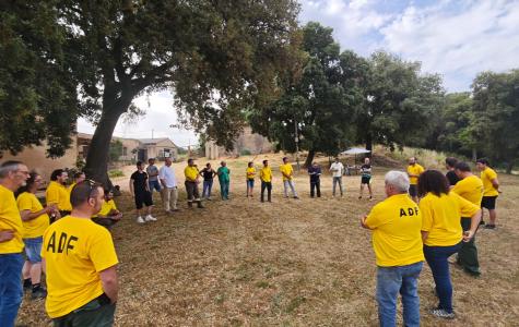 Els diversos cossos de voluntaris en la trobada al Paré. Imatge de Gemma Permanyer