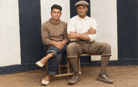Fotografia antiga dels germans Jaume i Josep Flaquer.