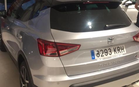 Visió posterior del cotxe robat el diumenge passat a l'aparcament de l'Escletxa de Sant Feliu de Codines.