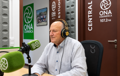 Lluís Auroux, autor d’un treball sobre la història dels cinemes, les emissores de ràdio i la televisió a Sant Feliu de Codines.