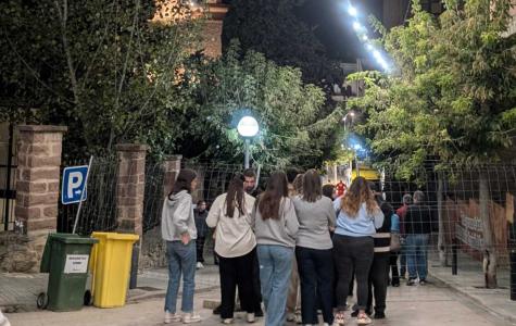 Un dels controls d'accés a la zona de festa l'any passat.